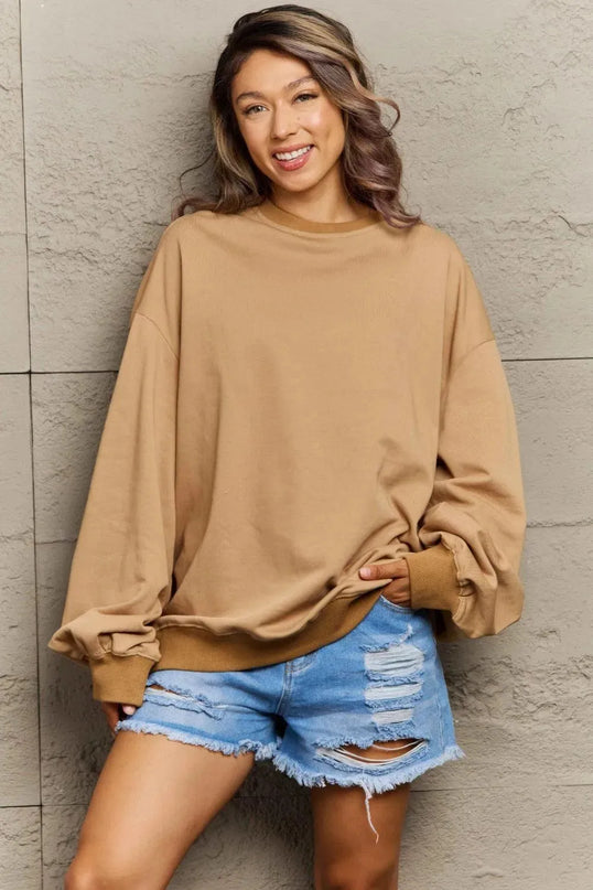 Cozy Essentials Full Sleeve Round Neck Sweatshirt