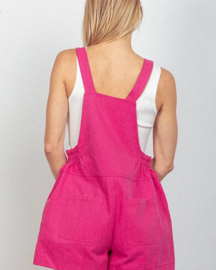 VERY J Adjustable Suspender Overalls with Pockets - ShopEasier