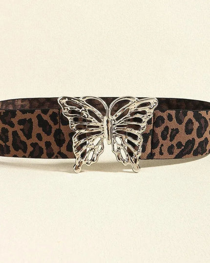 Butterfly Alloy Buckle Elastic Belt - ShopEasier