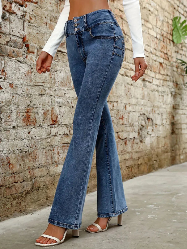 Bootcut Jeans with Pockets - ShopEasier