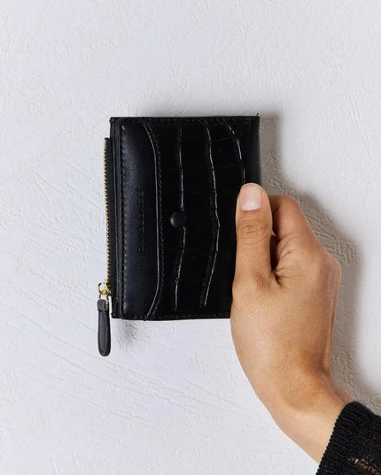 David Jones Texture PU Leather Mini Wallet