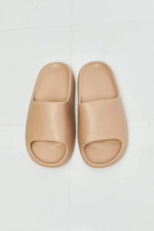 NOOK JOI Cozy Comfort Slides in Beige