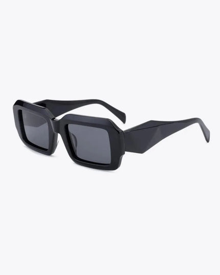 Acetate Rectangle Polarized TAC Lens Sunglasses with UV400 Protection