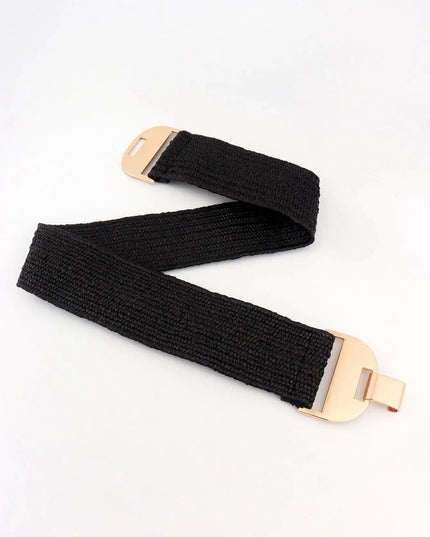 Alloy Buckle Elastic Belt - ShopEasier