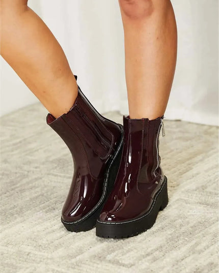 Forever Link Side Zip Platform Boots - ShopEasier