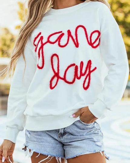 Classic Opaque Long Sleeve Crewneck Sweatshirt