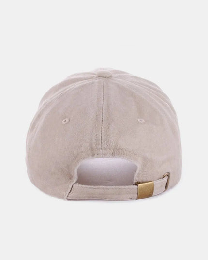 Zenana Washed ATLANTA Embroidered Baseball Cap - ShopEasier