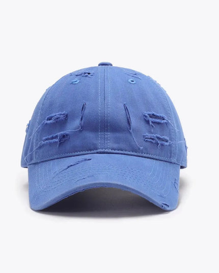 Distressed Adjustable Baseball Cap - ShopEasier