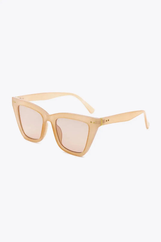 Gafas de sol Wayfarer UV400 de policarbonato con estuche