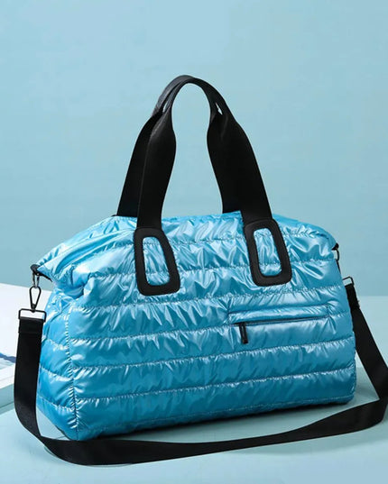 Quilted Nylon Extra-Large Travel Tote