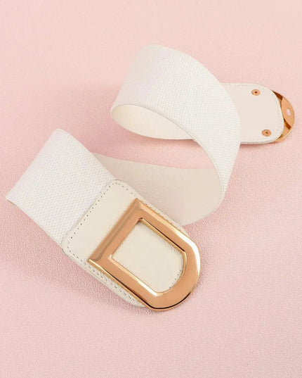 Double D Buckle PU Belt - ShopEasier