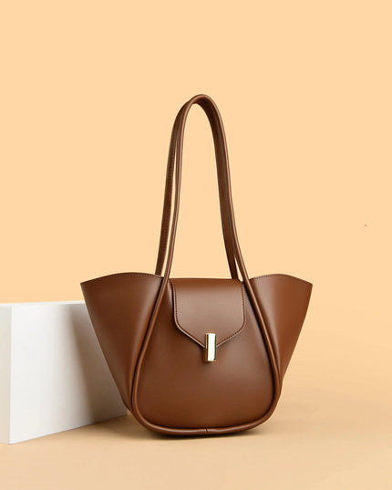 PU Leather Shoulder Bag with Pouch