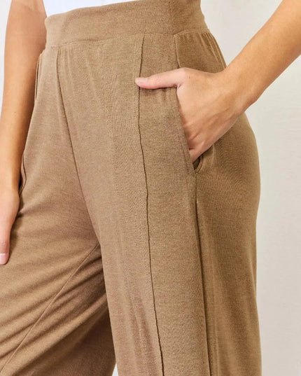 Pantalones de descanso de pierna ancha y suaves de ensueño