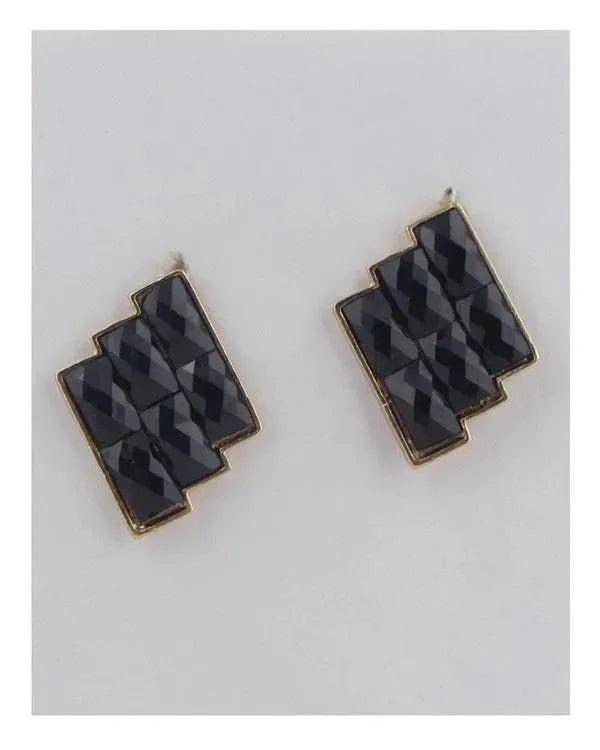 Faux stone earrings - ShopEasier