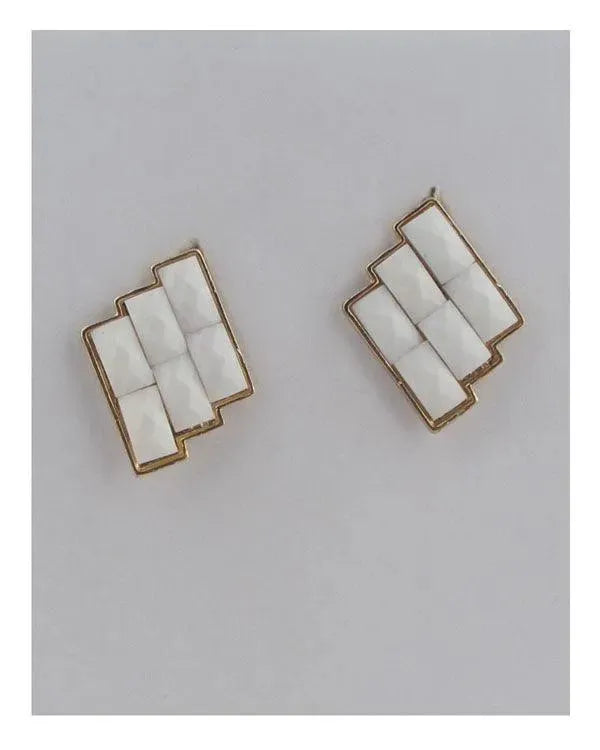 Faux stone earrings - ShopEasier