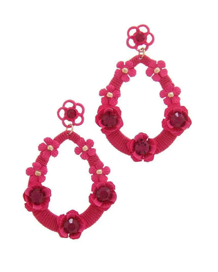 Floral Post Drop Earring - ShopEasier