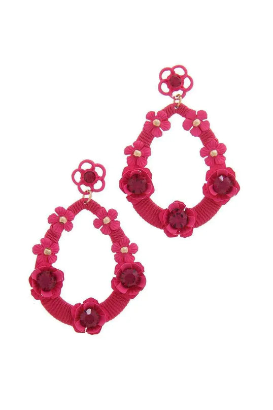 Floral Post Drop Earring - ShopEasier