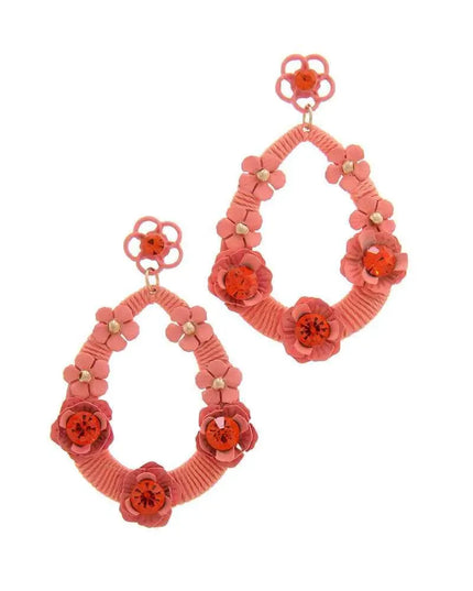 Floral Post Drop Earring - ShopEasier