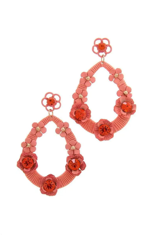 Floral Post Drop Earring - ShopEasier