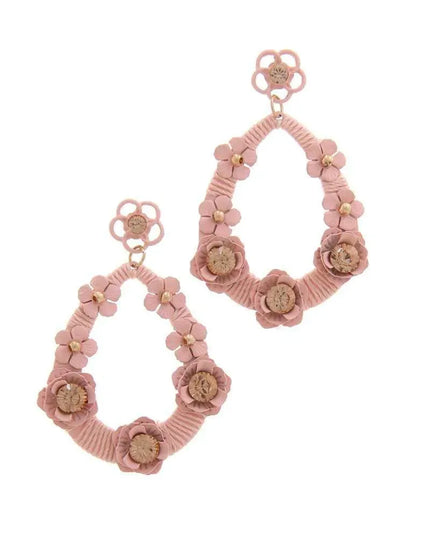 Floral Post Drop Earring - ShopEasier