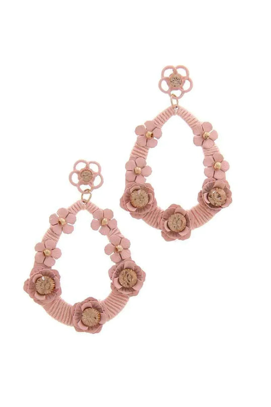 Floral Post Drop Earring - ShopEasier