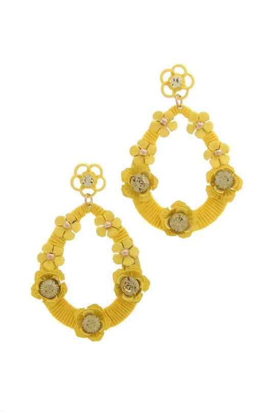 Floral Post Drop Earring - ShopEasier