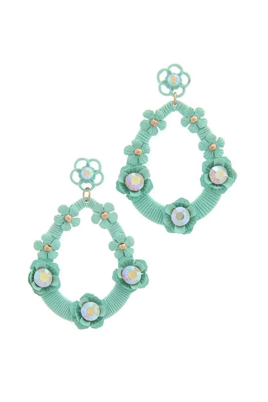 Floral Post Drop Earring - ShopEasier