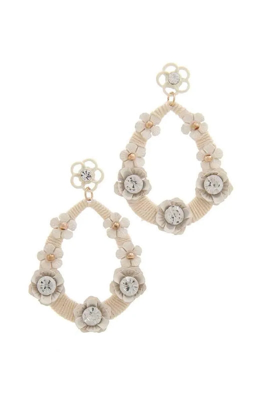 Floral Post Drop Earring - ShopEasier