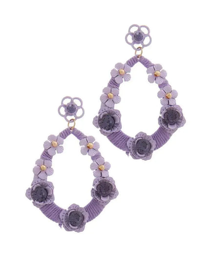 Floral Post Drop Earring - ShopEasier