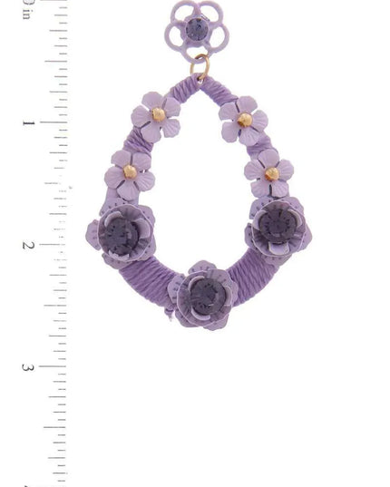 Floral Post Drop Earring - ShopEasier