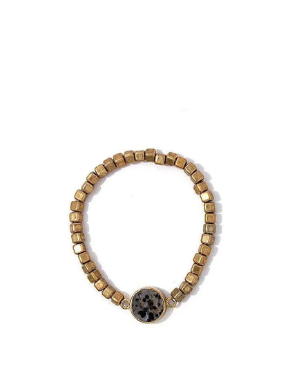 Modern Multi Beaded And Stone Bracelet - ShopEasier