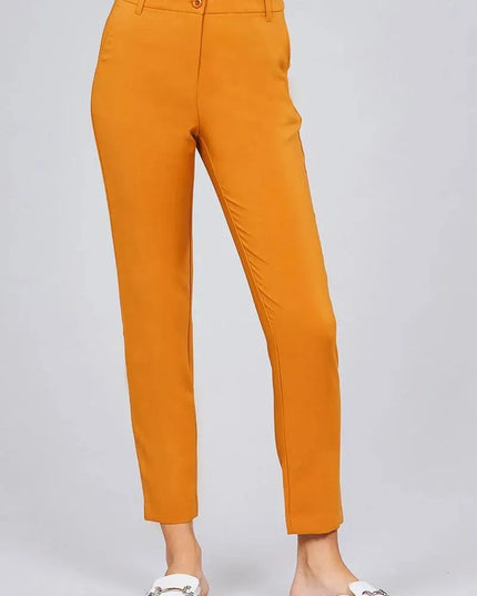 Seam Side Pocket Classic Long Pants - ShopEasier