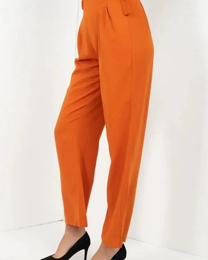 High Waist Paperbag Wide Pants - ShopEasier