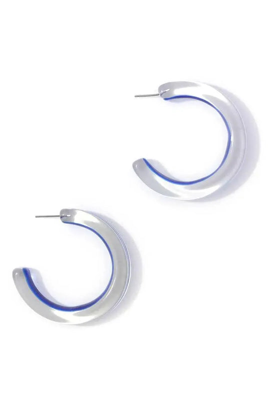 Chic Transparent Hoop Earring - ShopEasier