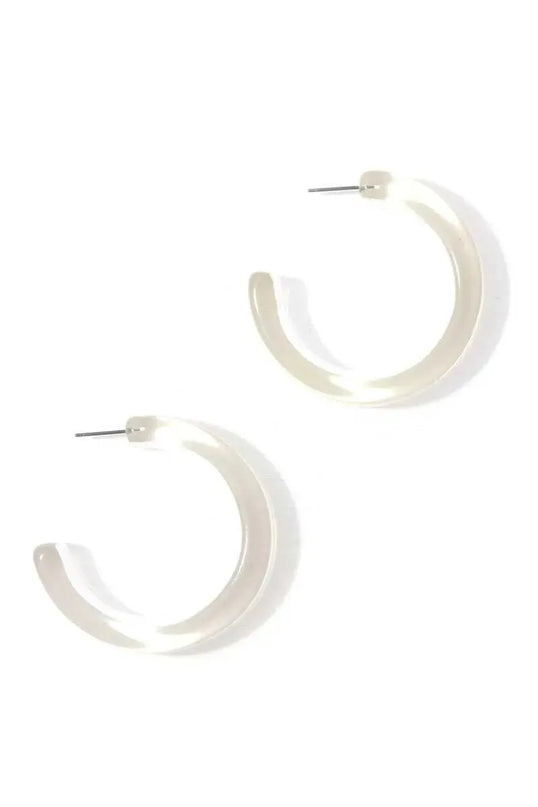 Chic Transparent Hoop Earring - ShopEasier