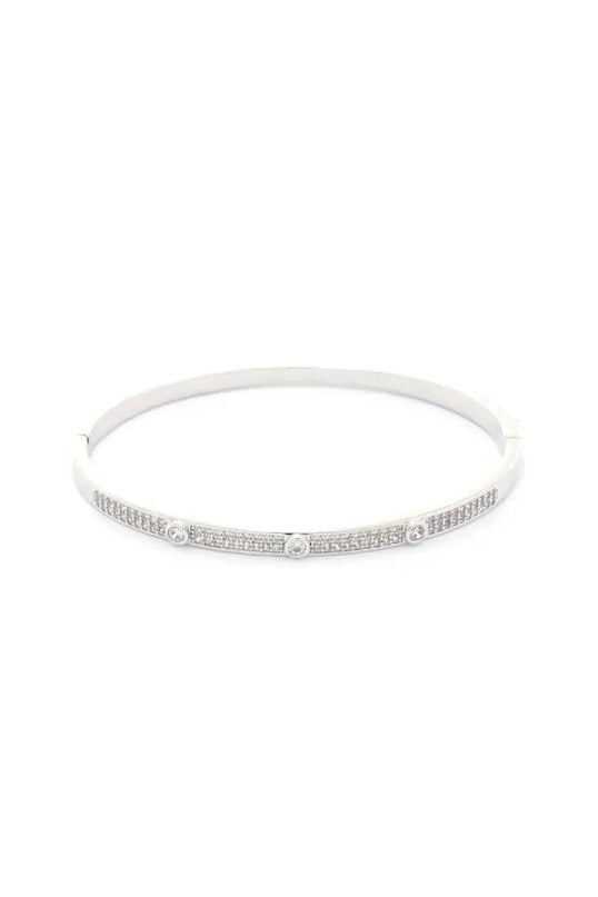 Cubic Zirconia Encrusted Bracelet - ShopEasier