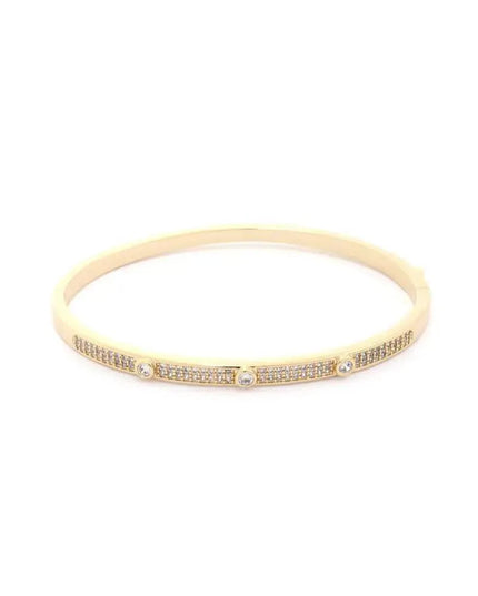 Cubic Zirconia Encrusted Bracelet - ShopEasier