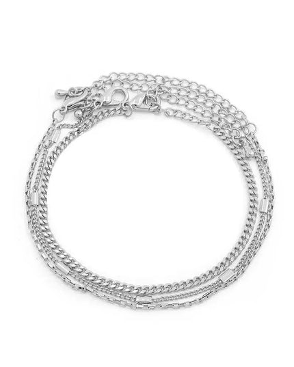 Sodajo Curb Link Metal Bracelet Set - ShopEasier