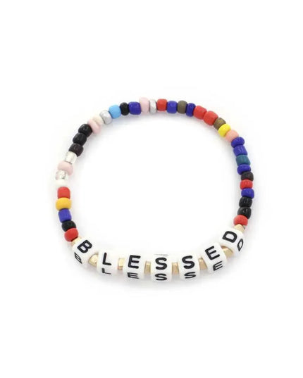 Mama Quote Beaded Stretch Bracelet - ShopEasier