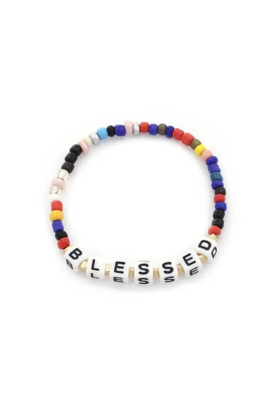 Mama Quote Beaded Stretch Bracelet - ShopEasier