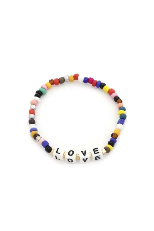 Mama Quote Beaded Stretch Bracelet - ShopEasier