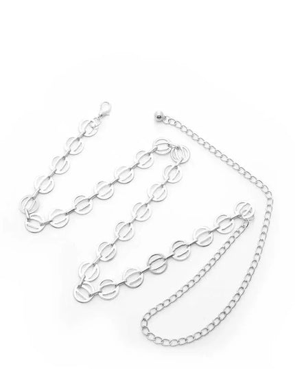 Circle Link Metal Chain Belt - ShopEasier