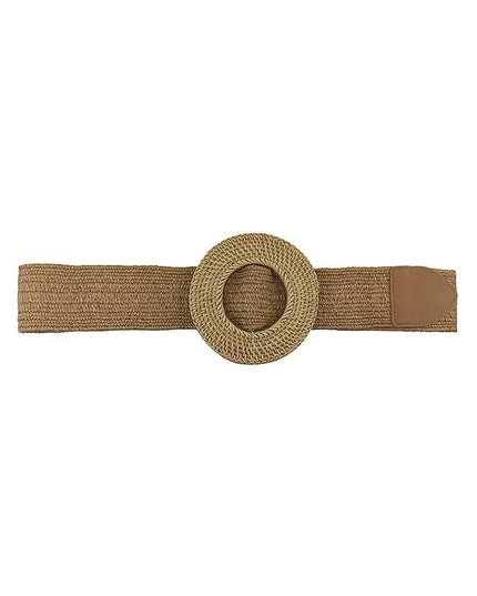 Modern Straw Round Belt - ShopEasier