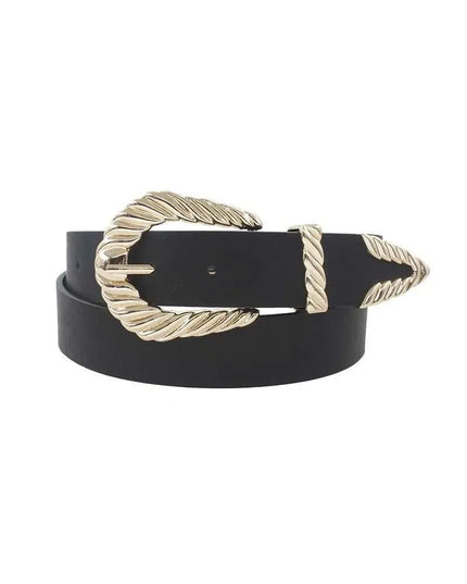 Shrimp Tectured Buckle Belt - ShopEasier