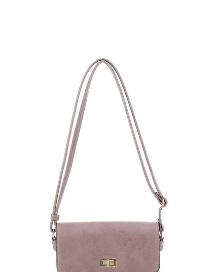 Smooth Colored Crossbody Bag - ShopEasier