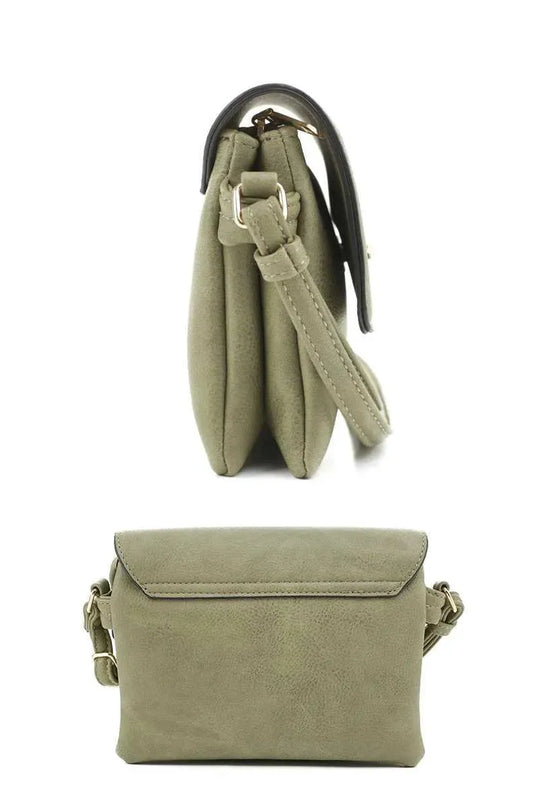 Smooth Colored Crossbody Bag - ShopEasier