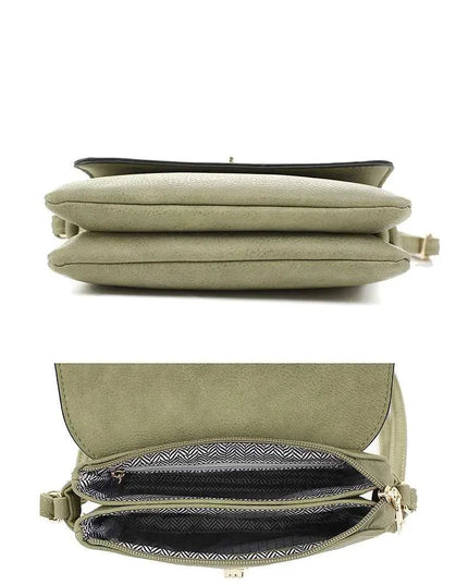 Smooth Colored Crossbody Bag - ShopEasier