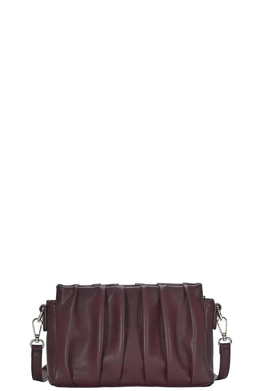 Stylish Smooth Wrinkled Crossbody Bag - ShopEasier