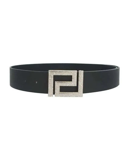 Rhinestone Pave Geo Shape Belt - ShopEasier