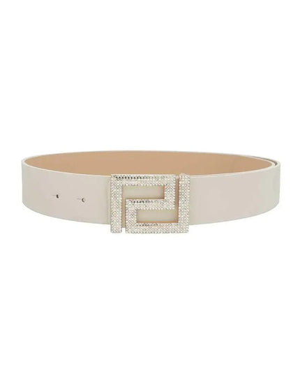 Rhinestone Pave Geo Shape Belt - ShopEasier